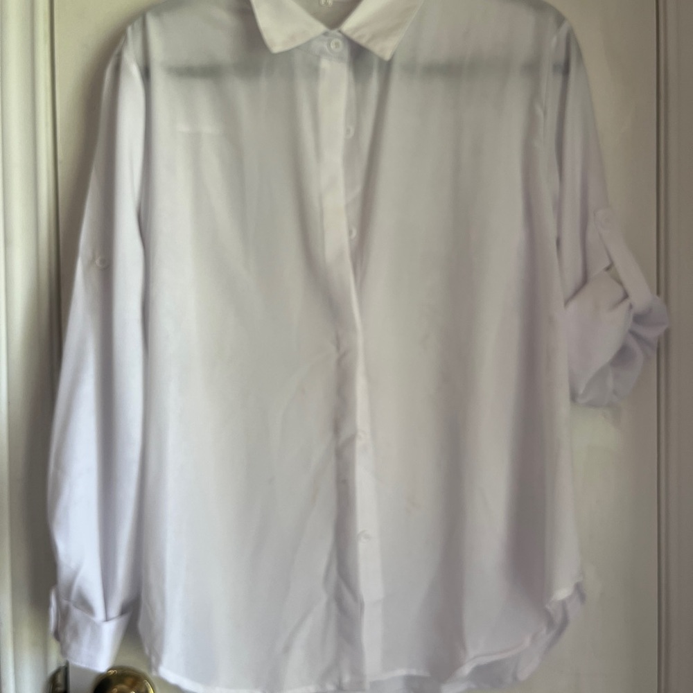 Classic White blouse *NWOT
